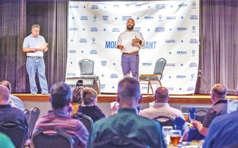 Mount Pleasant Economic Development Corporation hosts Mike Grella on a 3-day Listening Tour