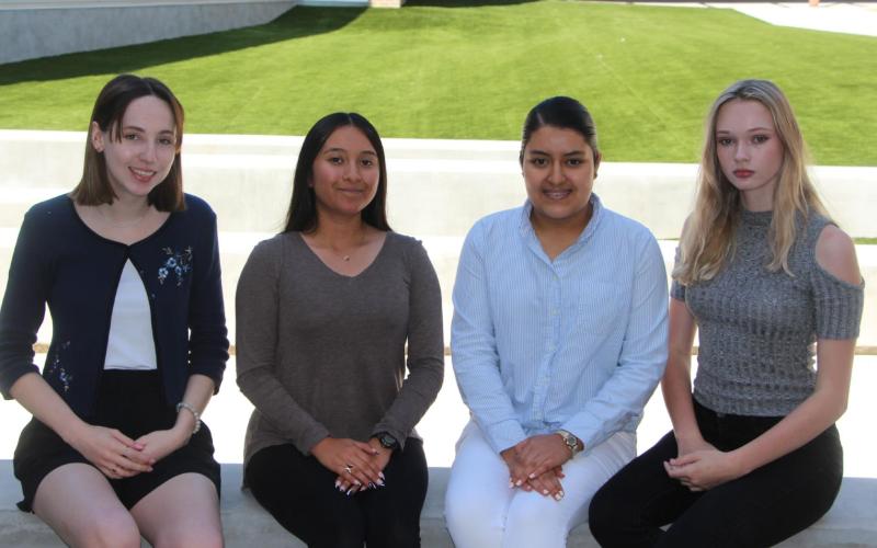 (L to R) Connelly Cowan, Abril Ramirez, Rossy Banegas, and Taylor Hubbs COURTESY PHOTO