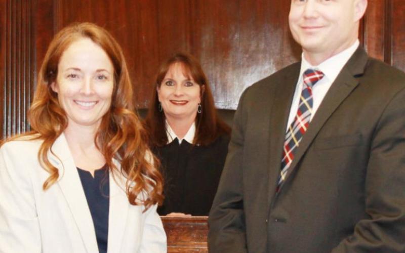 ADA Nicole Stephenson, DA David Colley, and the Honorable Angela Saucier COURTESY PHOTO