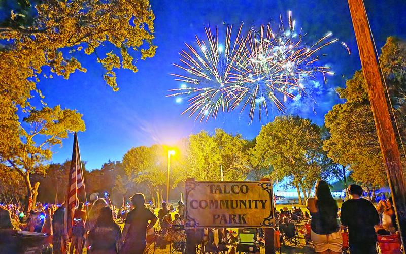 Talco puts on their much-anticipated annual Independence Day fireworks show TRIBUNE PHOTO / NICOLE KIMBALL