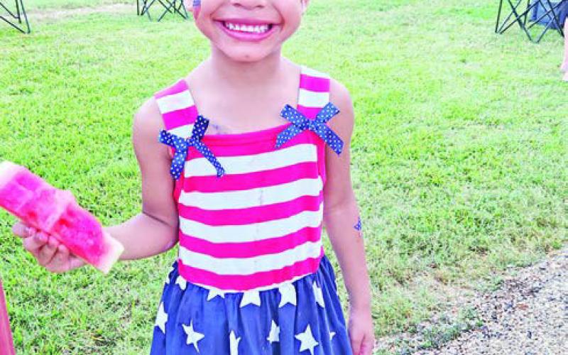 Annual fireworks show light up the night sky over Talco