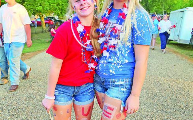 Annual fireworks show light up the night sky over Talco