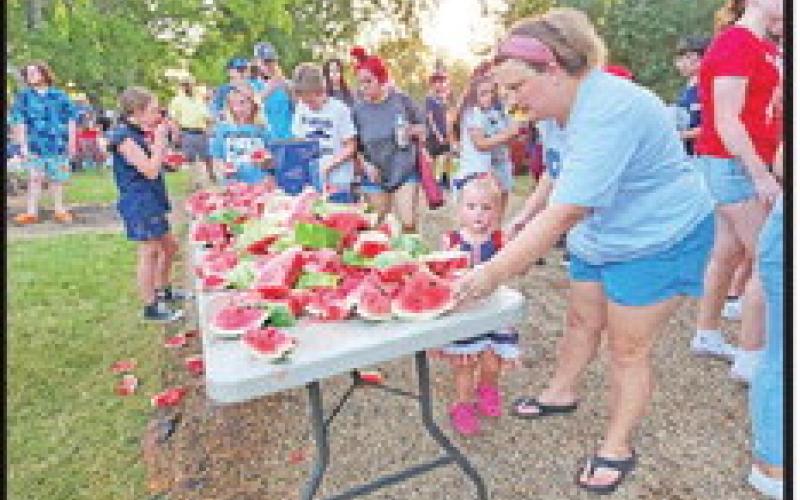 Annual fireworks show light up the night sky over Talco