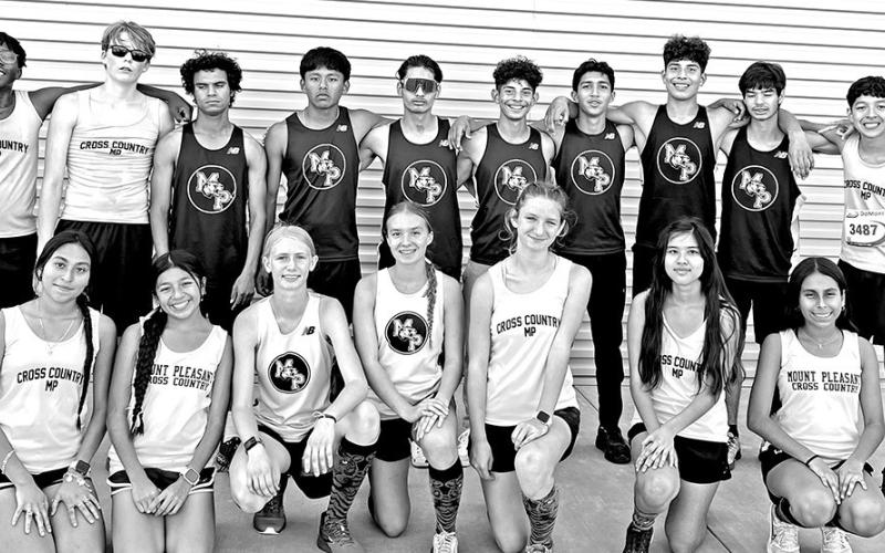 The MPHS Cross Country team COURTESY PHOTOS