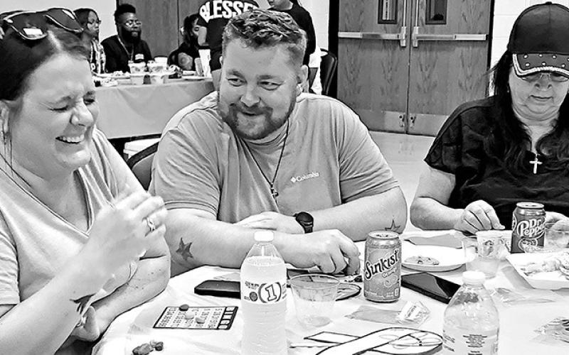 Bingo bringing the giggles during the Ovarian Cancer Benefit