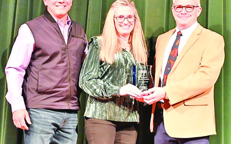 Thurman’s Pro-Med Pharmacy was named Business of the Year at the Mount Pleasant - Titus County Chamber of Commerce Banquet. TRIBUNE PHOTOS / MIRANDA OGLESBY