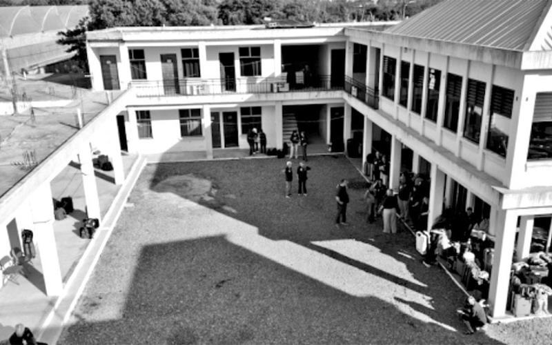 The compound where the medical mission work was conducted.