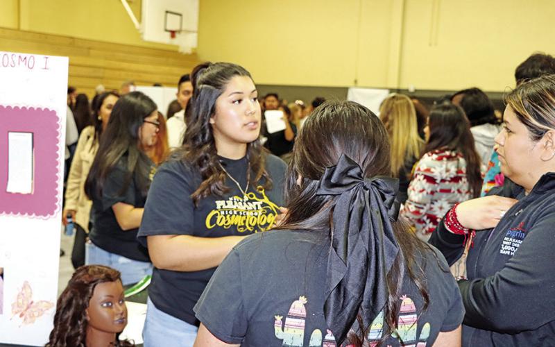 MPHS senior, McKinsee Oviedo, explains how to get started in the Cosmetology program