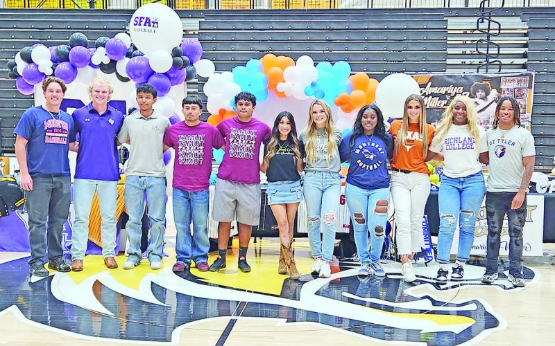 Eleven student athletes from MPHS recruited and signed with colleges