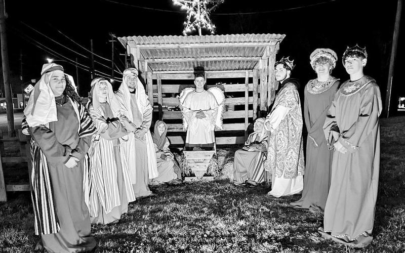 South Jefferson Baptist Church had its annual live nativity this week; SJBC’s youth participates annually. COURTESY PHOTO