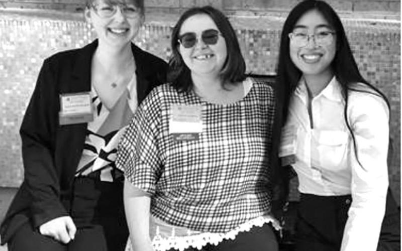 Pictured (from left): Mary Faith Wilson, Skylar Hodson, and Vanessajane Bayna. COURTESY PHOTO