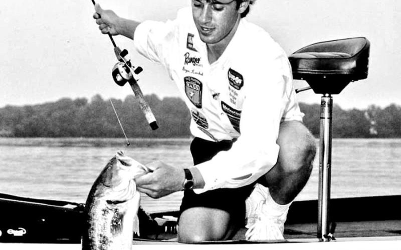 Kerchal’s 1994 Bassmaster Classic win made him an instant inspiration to amateur anglers everywhere. He was inducted to the Bass Fishing Hall of Fame in 2020. (BASS Photo)