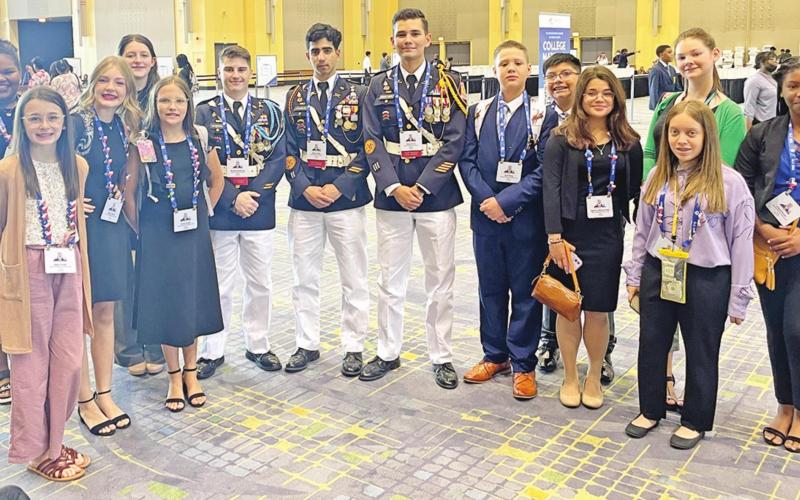 MPISD FBLA Middle Level members at the National Leadership Conference in Chicago. COURTESY PHOTO