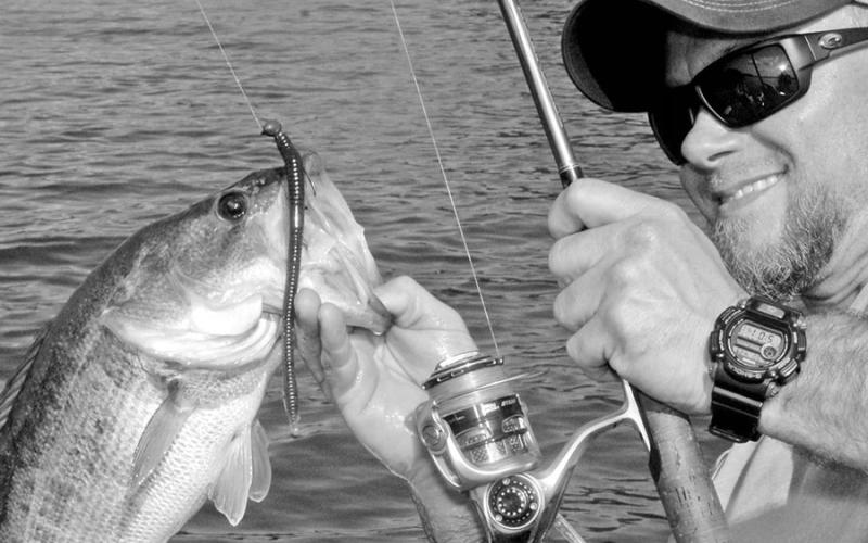 Anglers can do themselves a favor — and save some money — by sticking to the basics when it comes to choosing soft plastics color. Green pumpkin, red bug and watermelon typically cover most of the basics in clear and stained water. (Photos by Matt Williams)