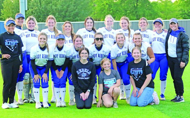 Sixteen members of Rivercrest’s softball team were named to the 17-2A all-district team, announced this past week. The Lady Rebels finished second in the district behind only Como-Pickton, who advanced to the state championship game. TRIBUNE PHOTO / QUINTEN BOYD