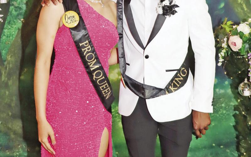 The 2023 Mount Pleasant Prom King and Queen, Kelcey Morris and Morgan Brooks, were crowned at the MPHS Prom on Saturday, April 1 at the Glove Factory in Mount Vernon. COURTESY PHOTO