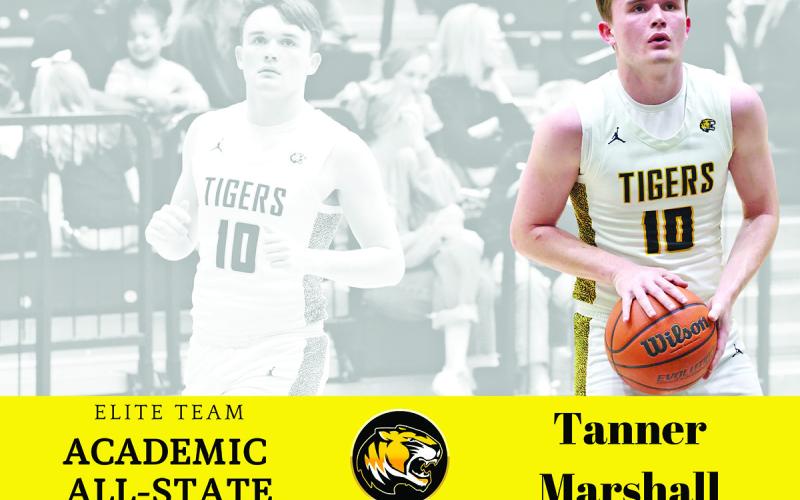 Tanner Marshall, Elite team Academic All-State COURTESY PHOTO