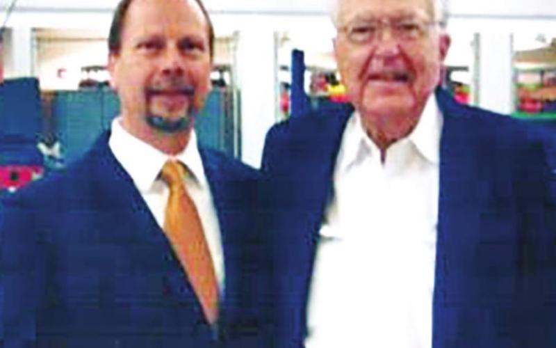 Dr. Herbert Riedel and Carroll Shelby