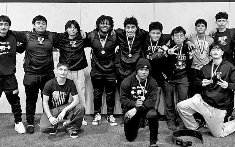 The Tiger Powerlifting team placed 2nd in Lindale Courtesy Photo