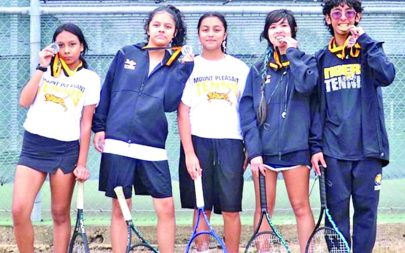 Tiger Tennis brings home seven medals