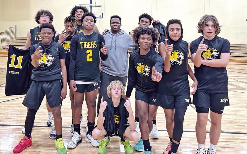 MPJH 8th grade Tigers celebrate district championship
