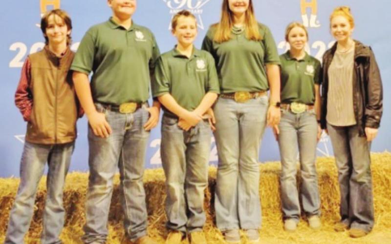 Left to Right: Trevor Gibson, Gunner Rodgers, Case Rodgers, Karlee Rodgers, Keelie Gibson, Callie Zoeller COURTESY PHOTO