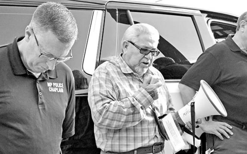 Dozens join hands at Mount Pleasant City Hall on Prayer Day