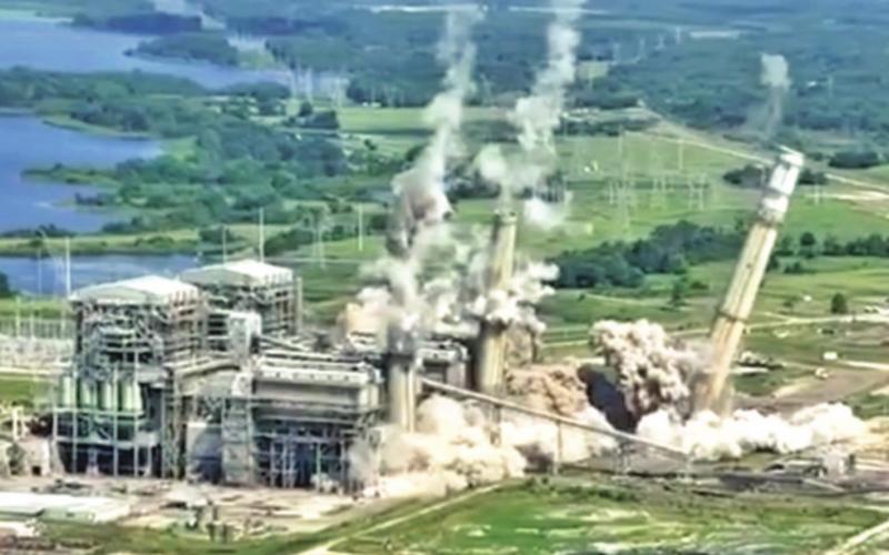 The Monticello Power Plant was demolished. FILE PHOTOS