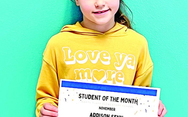 Addison Senn 2nd grade