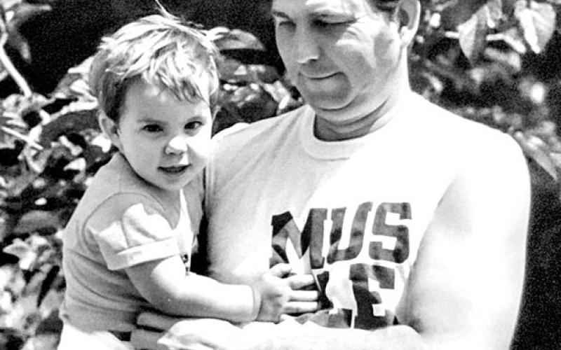My dad and I (Roy Kruse - right) in the late 1980s. Photo by Sharon Kruse