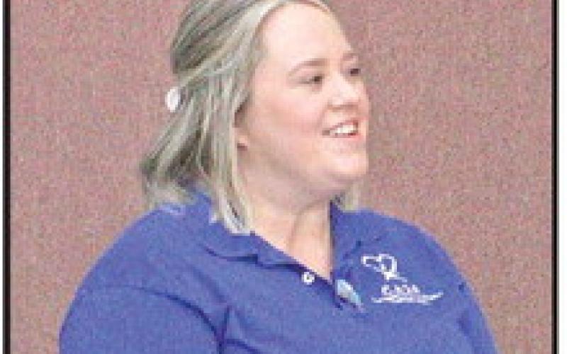 Emily Myrow, Program Director for CASA of Titus, Camp and Morris Counties