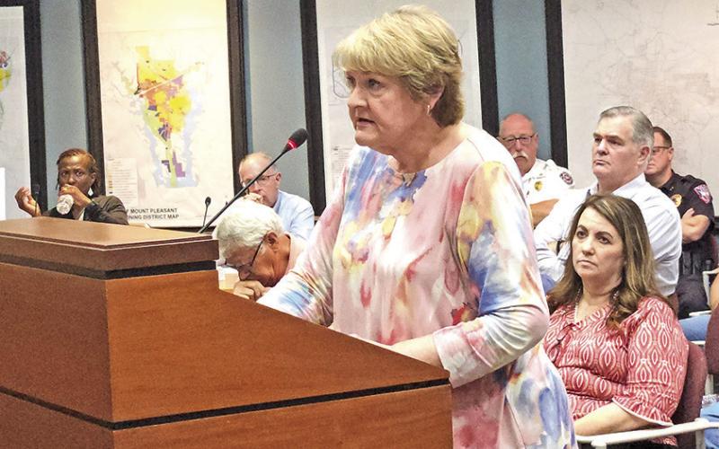 Retired director of the library addresses parental concerns TRIBUNE PHOTO / NICOLE KIMBALL