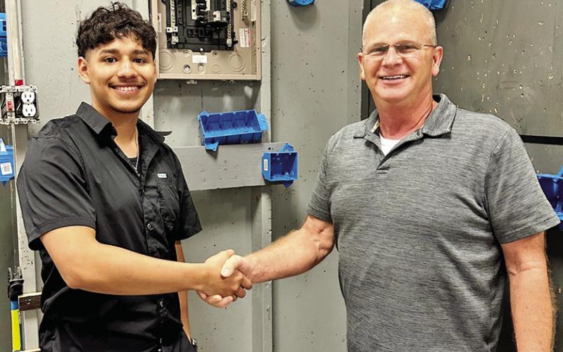 MPHS Electrical student earns OSHA 30 certification