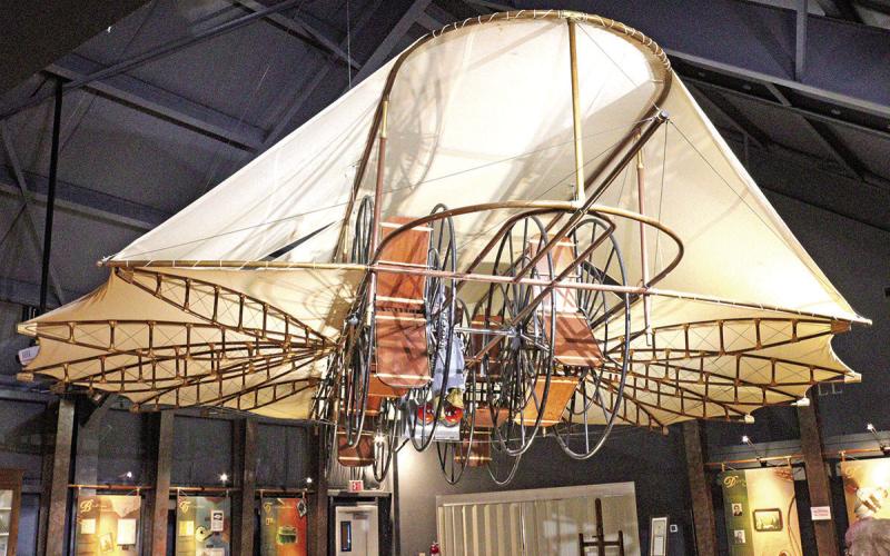 A model replica of the Ezekiel Airship on display at NETXRH Museum