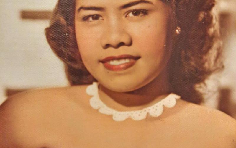 Owner Salina Dollinger looks to honor her mother and her Samoan heritage with the opening of Pittsburg’s newest eatery, Madeline’s Cafe. Pictured above is her mom, Madeline, during her teenage years. COURTESY PHOTO