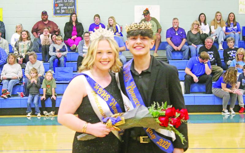 Homecoming Queen and King Alex Ochoa and Isaac Anguiano TRIBUNE PHOTOS / QUINTEN BOYD