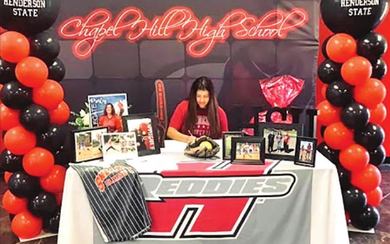 Chapel Hill Student Presley Applegate Signs