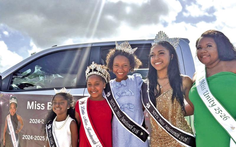 The winners of the 2026 NETX Miss Juneteenth pageant celebrate the Fourth Annual Juneteenth. Archive photo