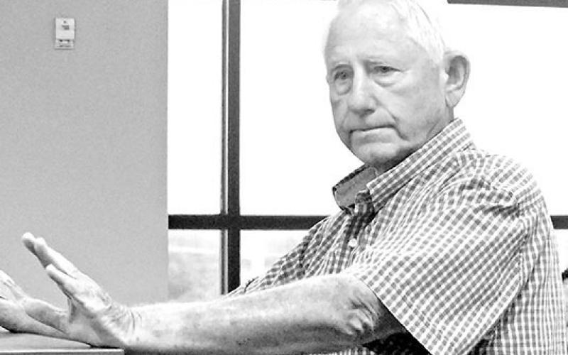 Bill Priefert stood before the TRMC Board during public comments