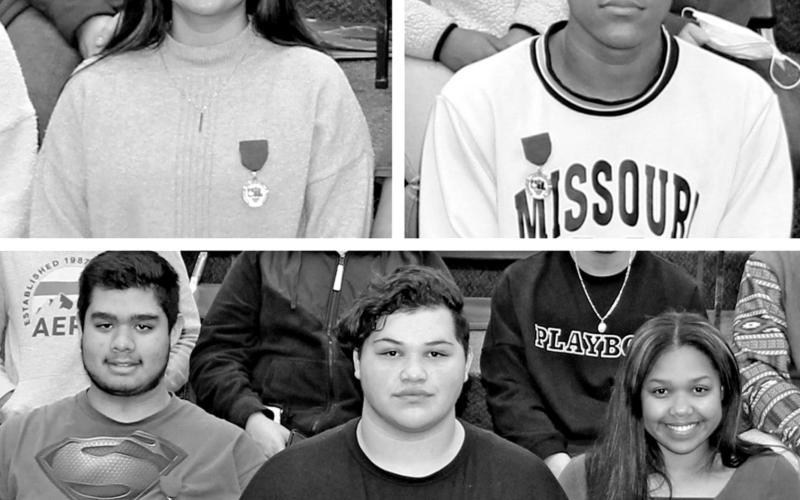 Top L to R: Abril Ramirez and Jacori Turner. Bottom L to R: Jordi Bello, Migel Guerrero, and Jashari Inostros. COURTESY PHOTO
