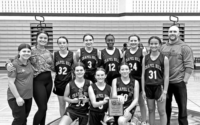 JH girls Red team at TMS Tournament