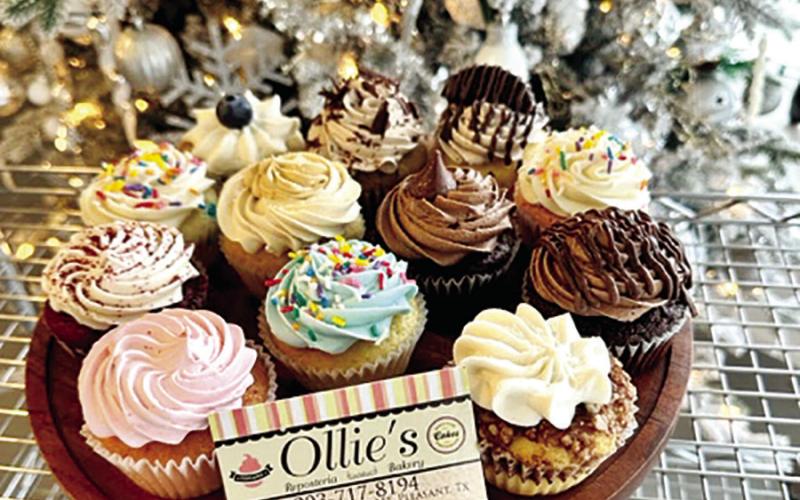 Ollie’s beautiful and tasty looking cupcakes. COURTESY PHOTOS