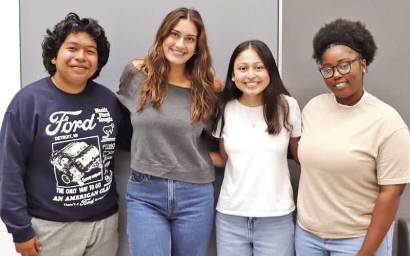 MPHS 2023-24 Senior Class Officers (L to R): Jose Fuentes, Sophie Greco, Angelina Hernandez, Amariya Miller COURTESY PHOTOS