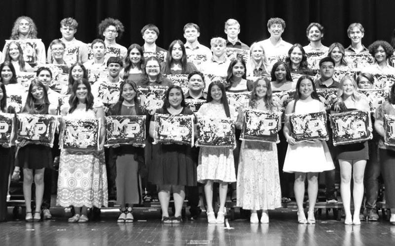 The 2025 Mount Pleasant High School Academic Blanket recipients COURTESY PHOTO