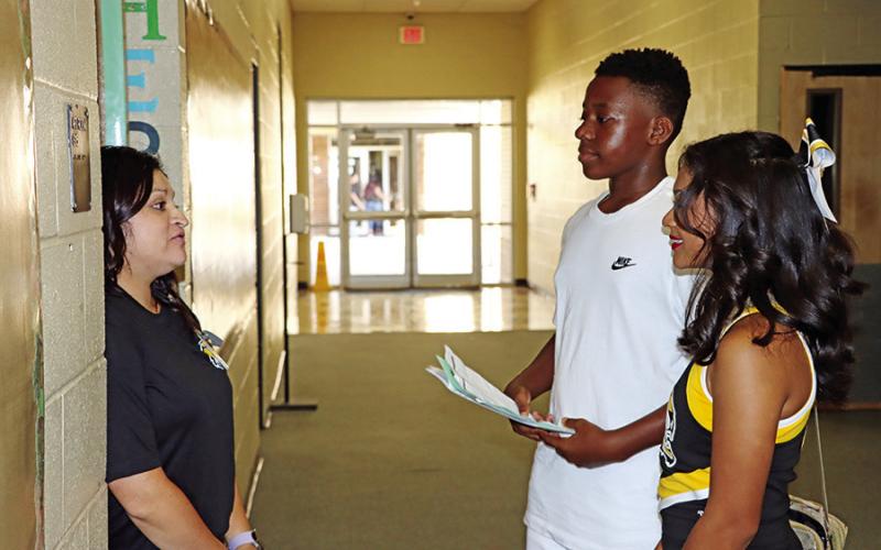 MPJH Art teacher, Blanca Hernandez, talked about the upcoming year in art at the junior hig COURTESY PHOTOS