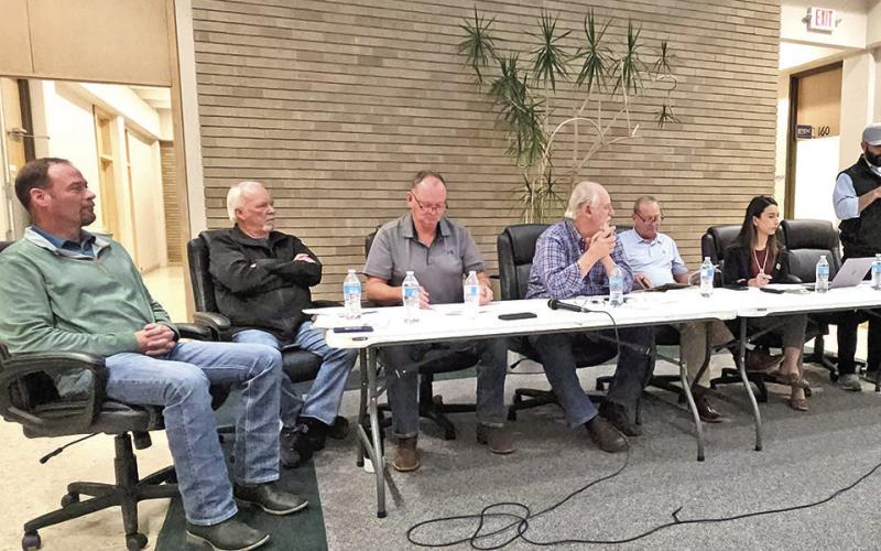 The Mt. Pleasant EDC held a public meeting to talk with residents TRIBUNE PHOTO / NICOLE KIMBALL