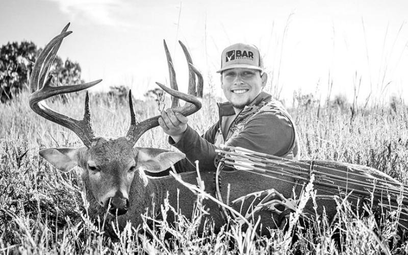 COURTESY PHOTO / CLAIRE CORLEY Clayton Corley’s decision to make a new access route to his hunting area ultimately gave him a shot at the evasive buck he’d been chasing for nearly two hunting seasons.