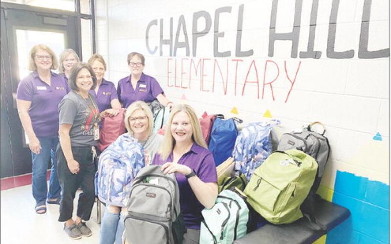 Pilot Club donates supplies, backpacks
