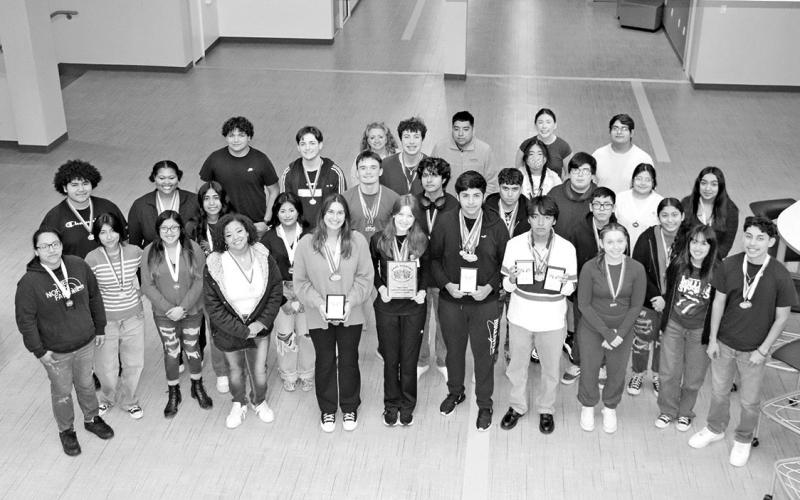 Pictured: members of the 2022-2023 MPHS UIL Academic team COURTESY PHOTO