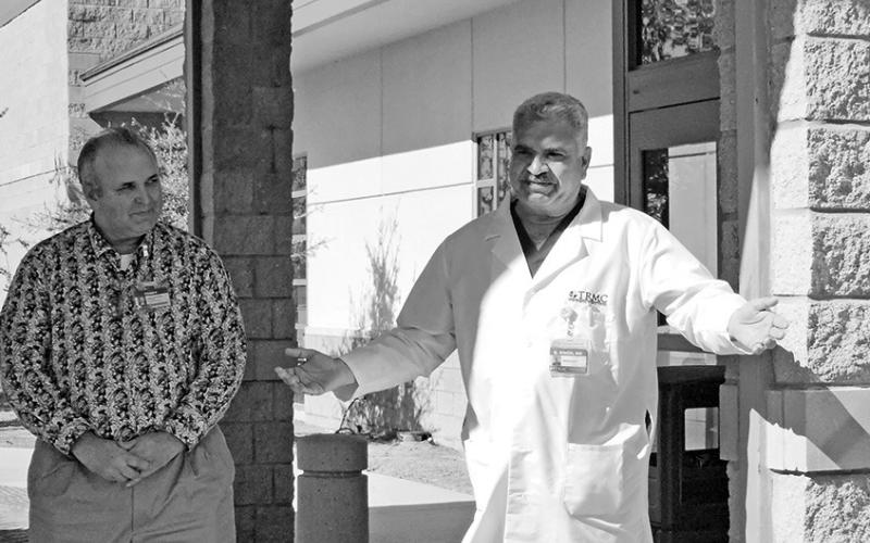 Several staff and doctors spoke at the ribbon cutting for the TRMC CancerCare Center COURTESY PHOTO